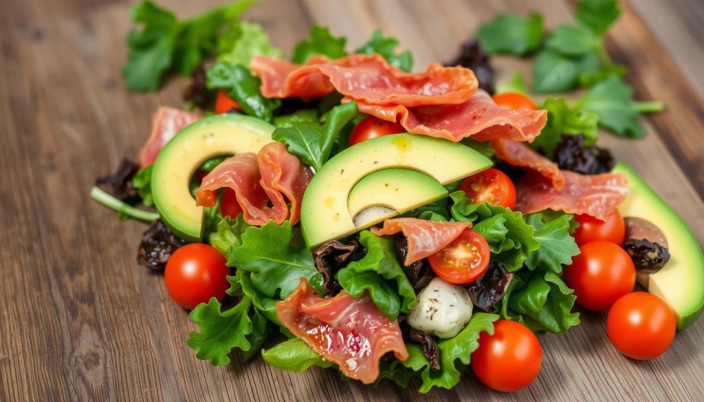 crispy prosciutto salad