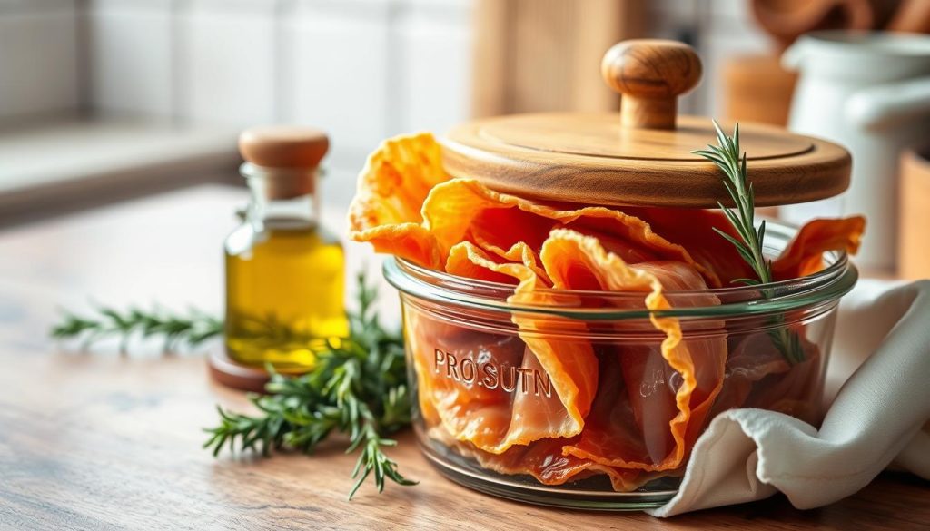 crispy prosciutto storage