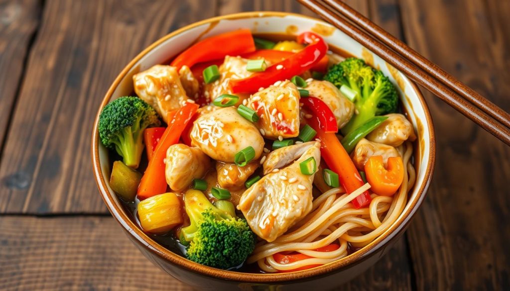 delicious stir fry dish