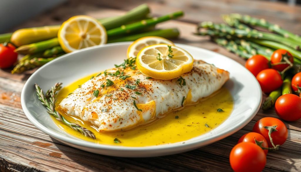 healthy baked fish