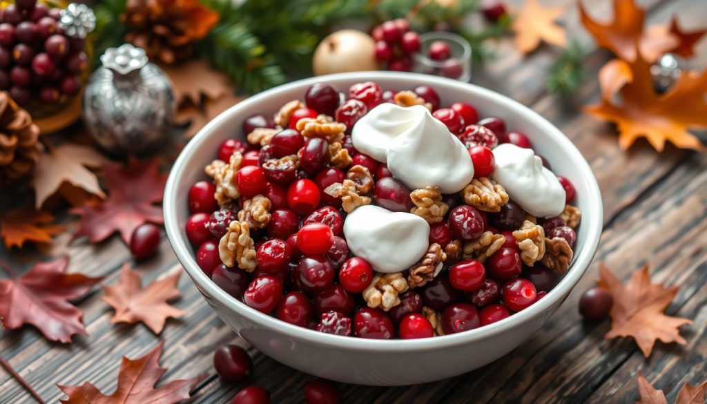 homemade cranberry salad