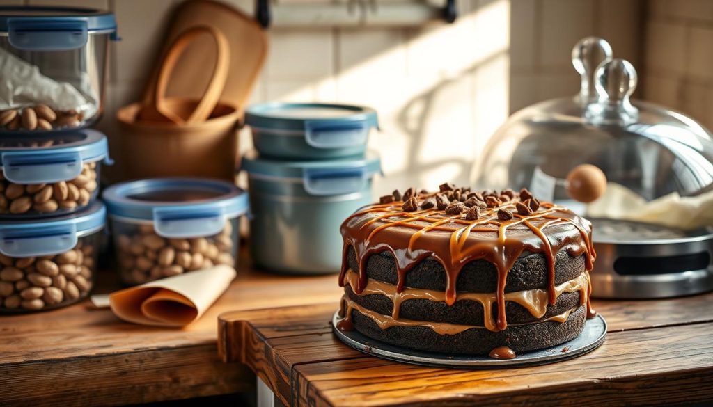 homemade dessert storage