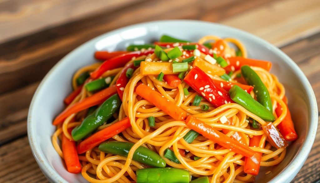 homemade stir fry noodles