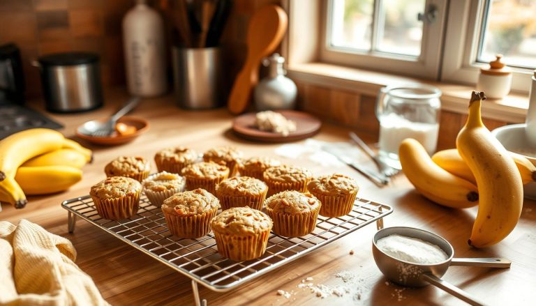 mini banana muffins