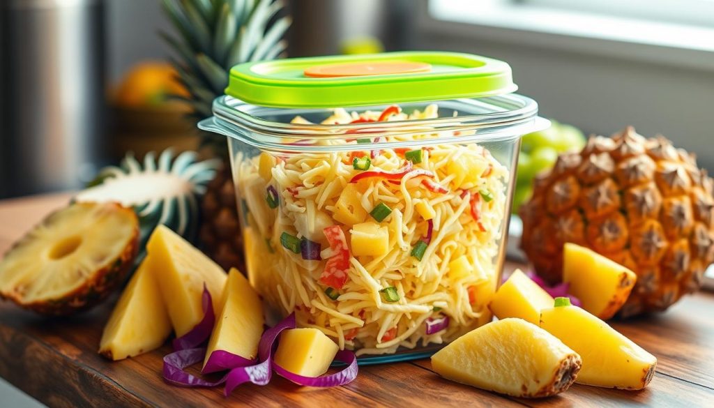 pineapple coleslaw storage