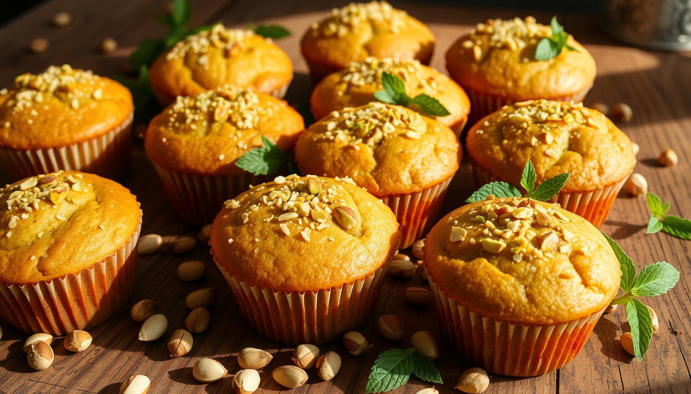 pistachio muffins