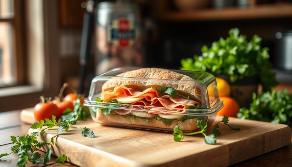 prosciutto sandwich storage