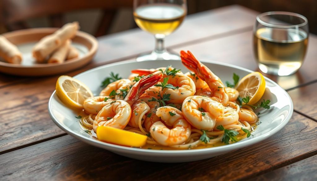 shrimp scampi wine pairing