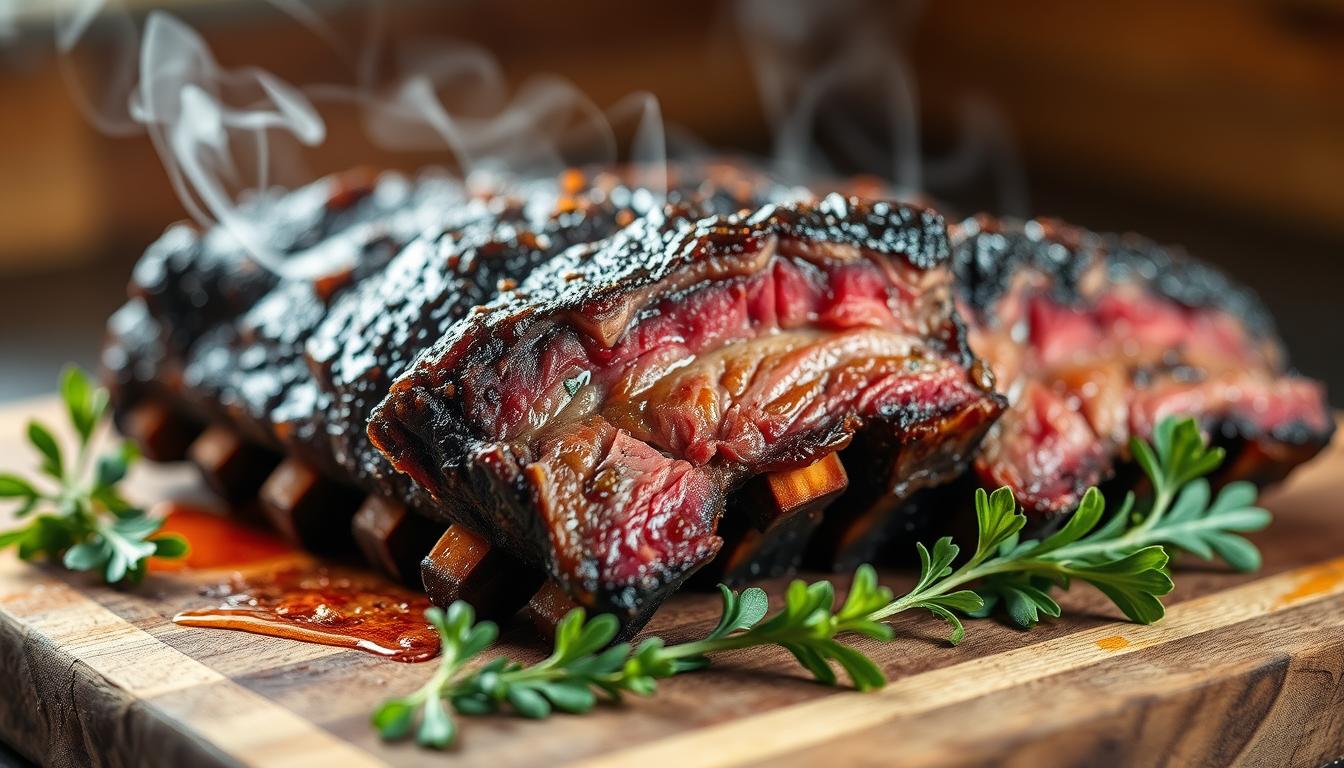 smoke beef short ribs recipe