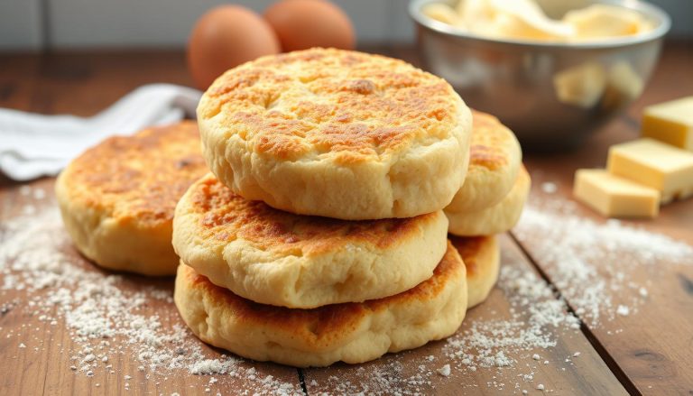 sourdough discard english muffins