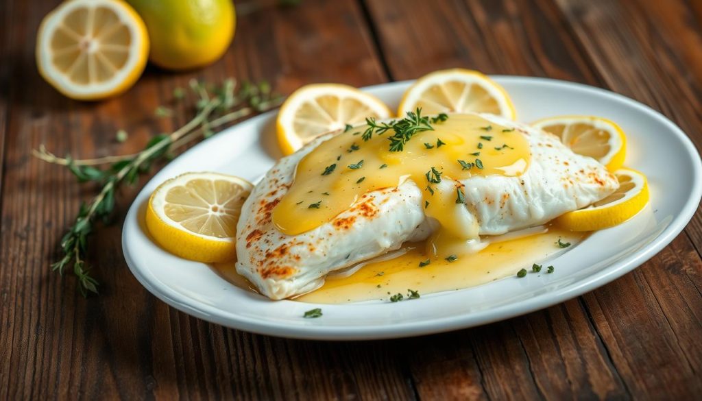 tilapia with lemon butter