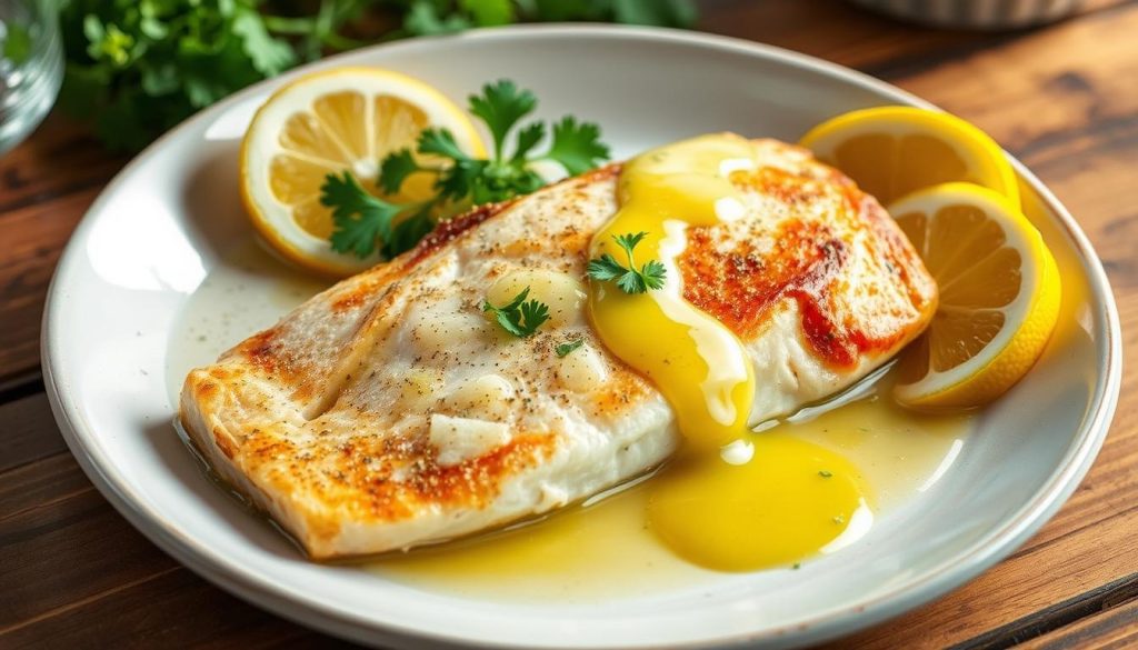 tilapia with lemon butter