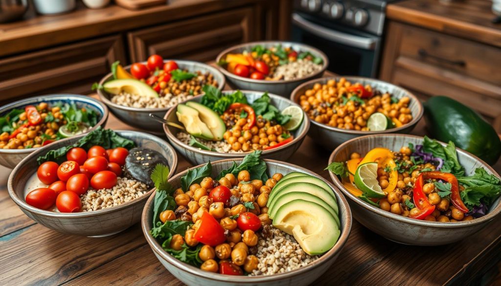 vegetarian power bowl lunch ideas