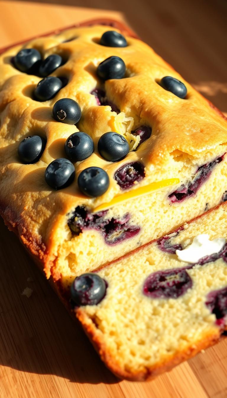 Lemon Blueberry Yogurt Loaf