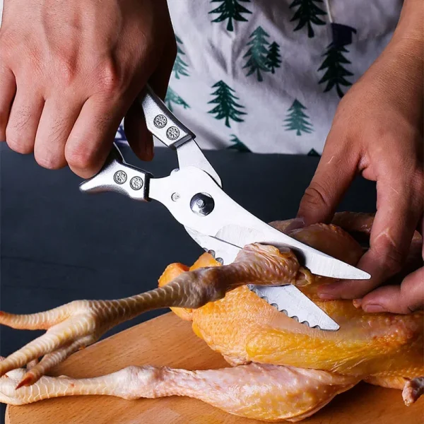 Stainless Steel Chicken Bone Kitchen Scissors