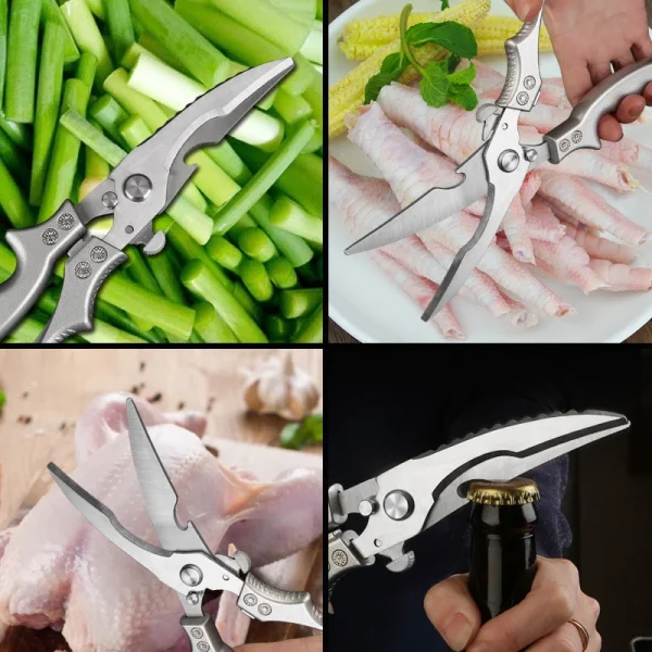 Stainless Steel Chicken Bone Kitchen Scissors - Image 5