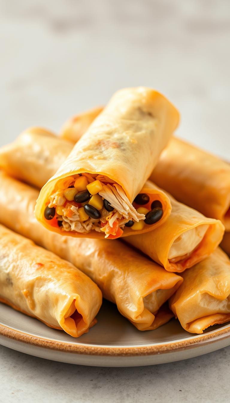 Southwest Egg Rolls - Easy Budget Recipes