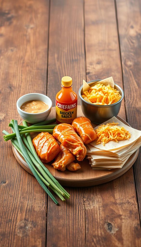 buffalo chicken egg rolls ingredients