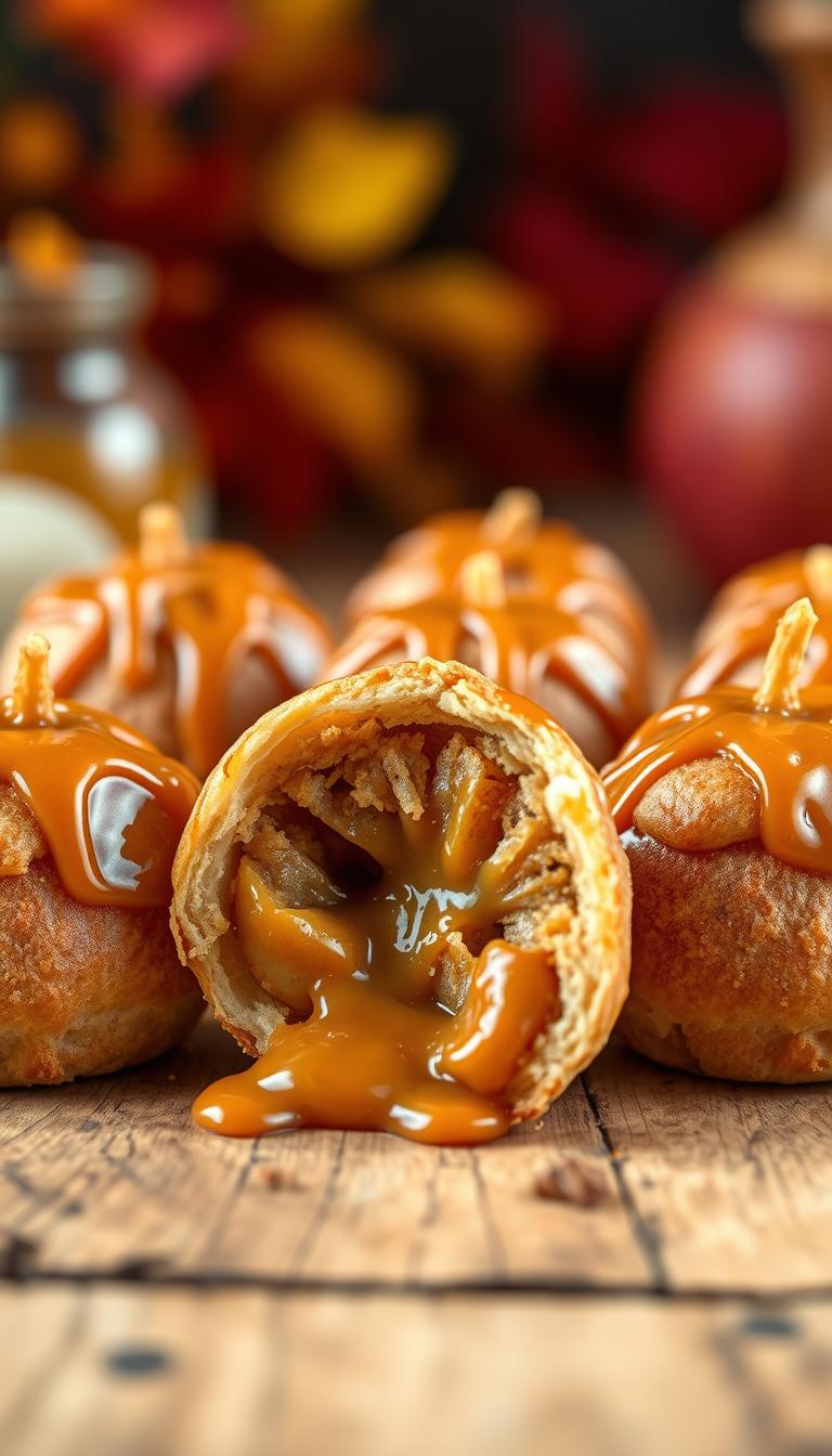 caramel apples Caramel Apple Pie Bombs