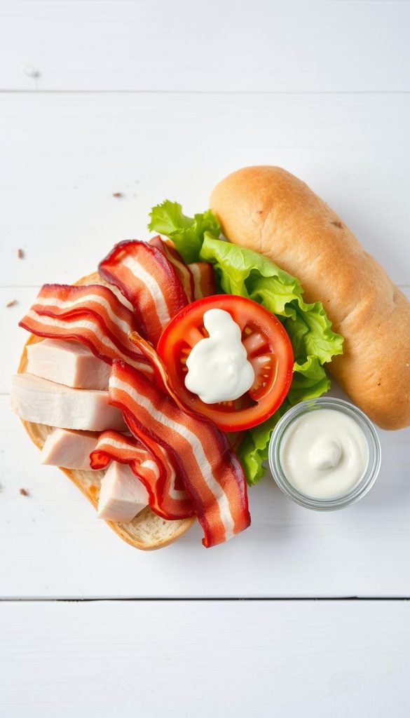 chicken bacon ranch sub ingredients